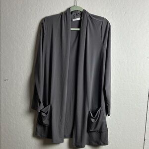 Susan Graver Charcoal Women's Cardigan